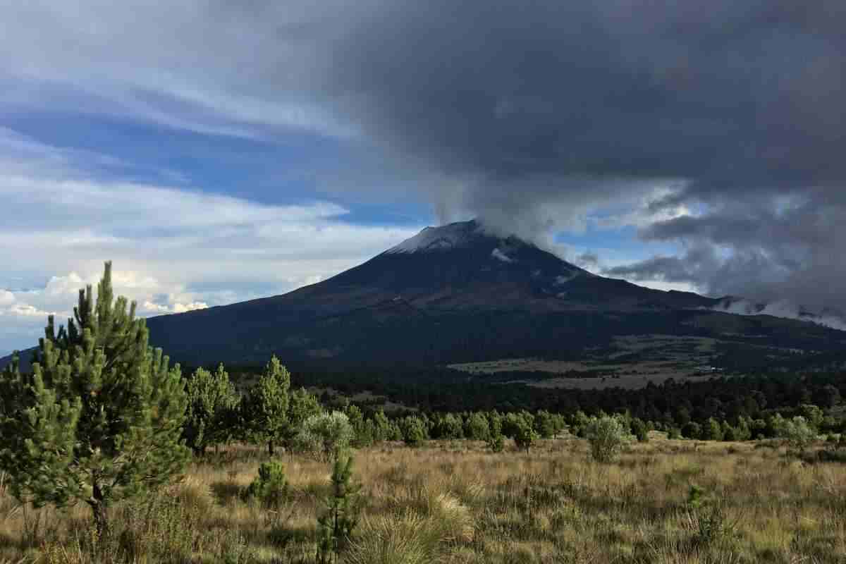 ufo vulcano Popocatépetl