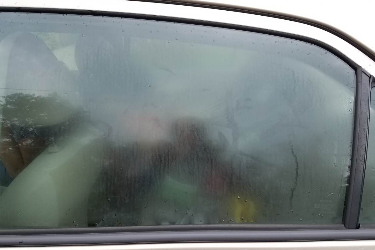 vetri auto appannati